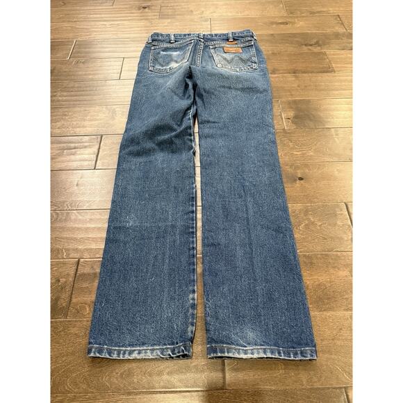 Wrangler FR Mens Blue Workwear Flame Resistant Slim Fit Jeans Size 36 30x34 - Picture 3 of 10